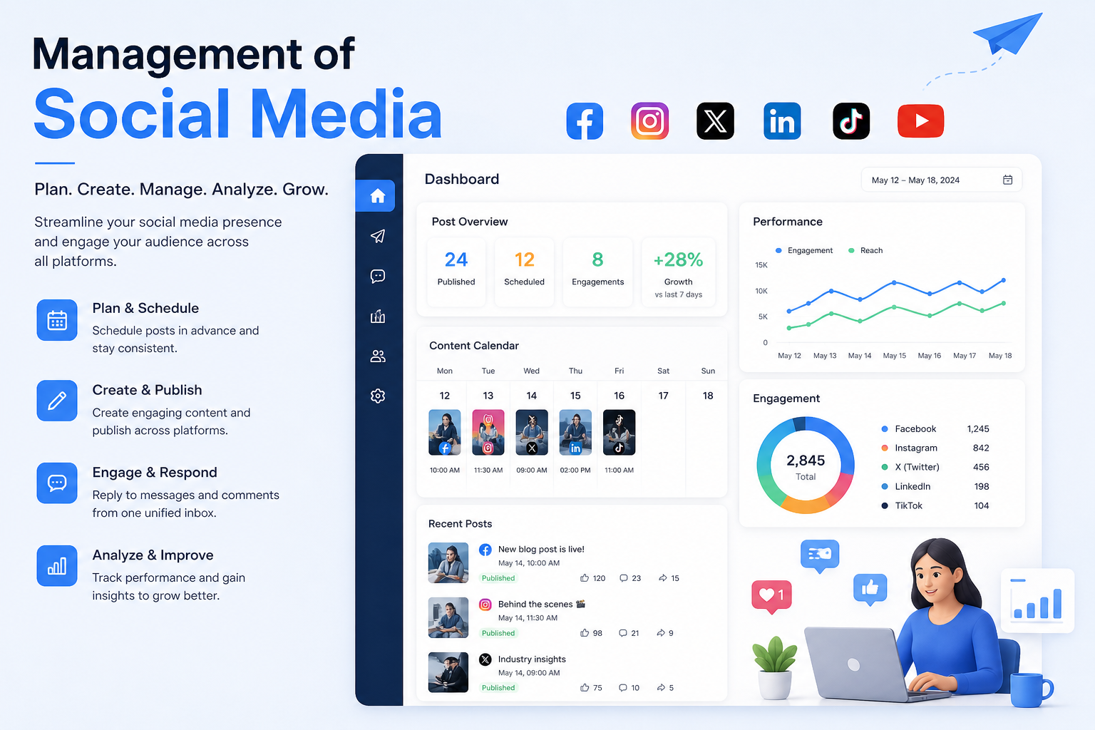 Social Media Management service